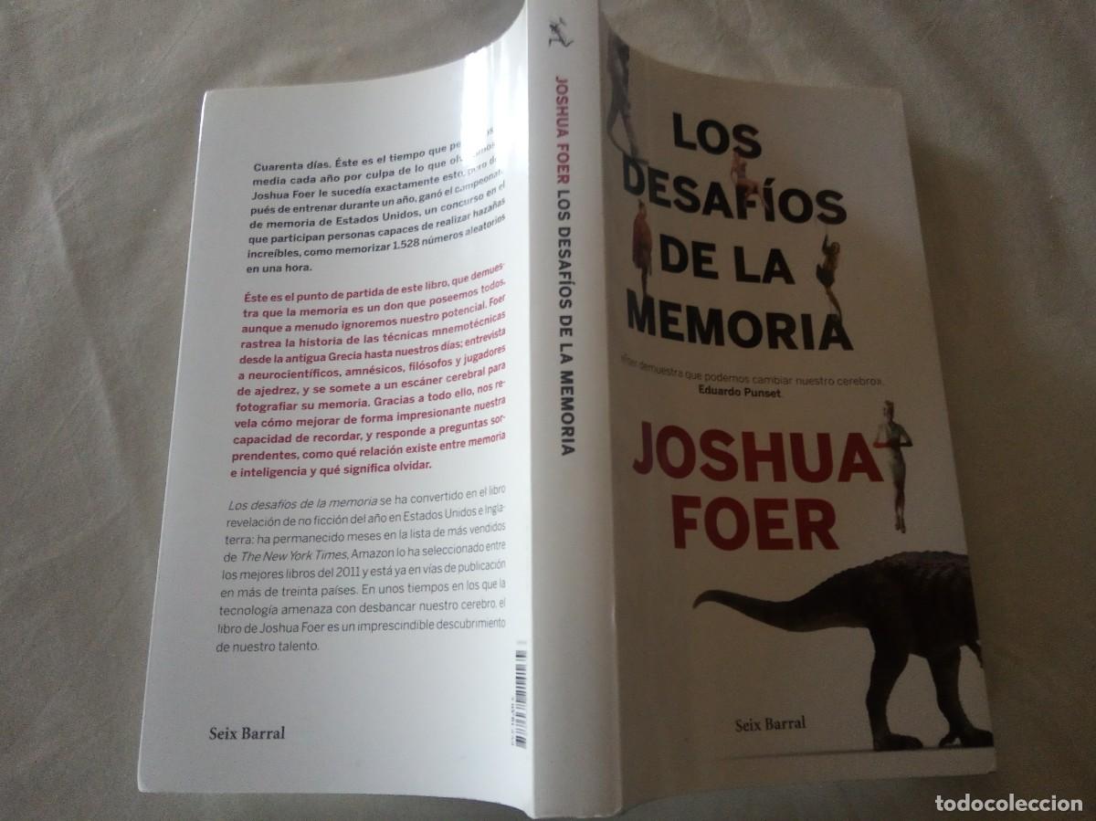Libros de segunda mano: Los desafios de la memoria.- Joshua Foer. - Foto 2