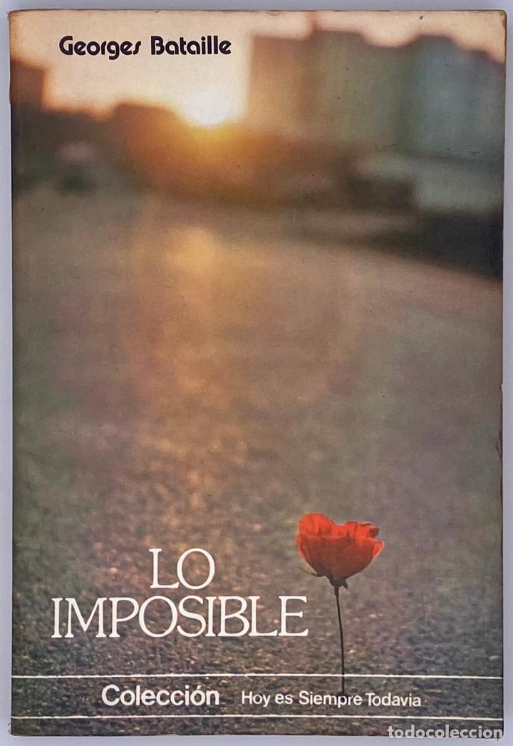 Libros de segunda mano: LO IMPOSIBLE. GEORGES BATAILLE - Foto 1