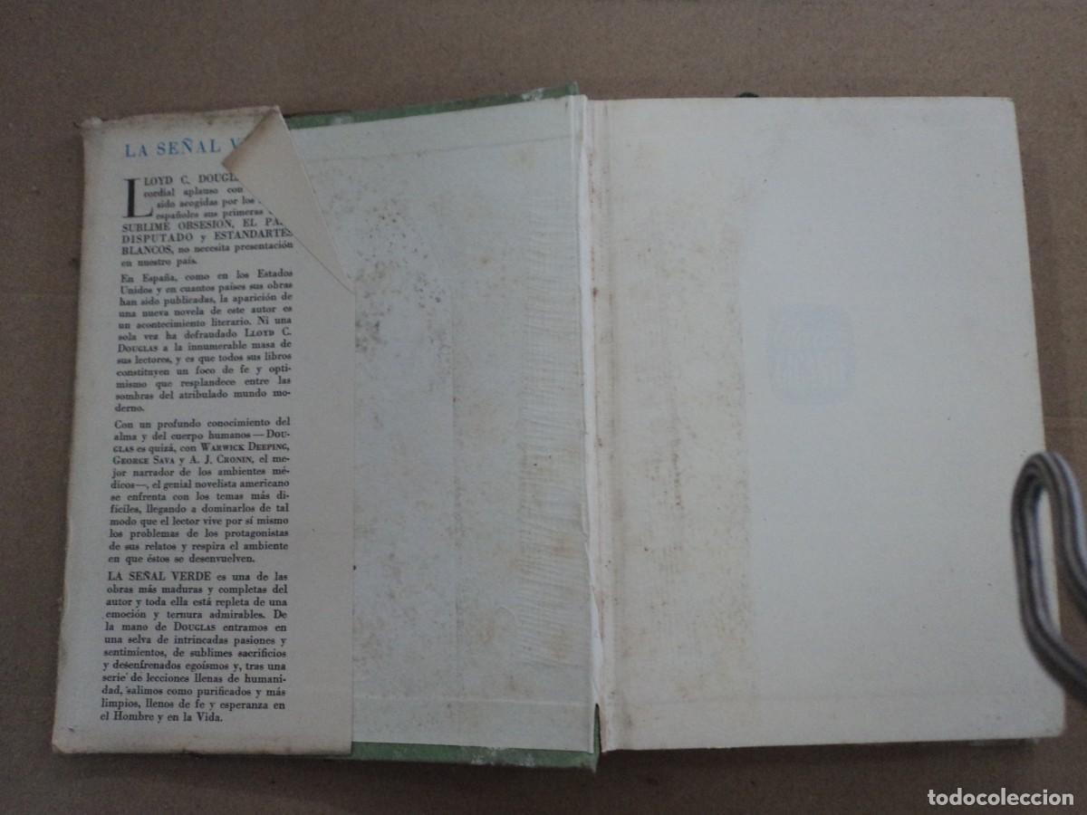 Libros de segunda mano: La se&ntilde;al verde - Lloyd C. Douglas - Foto 2