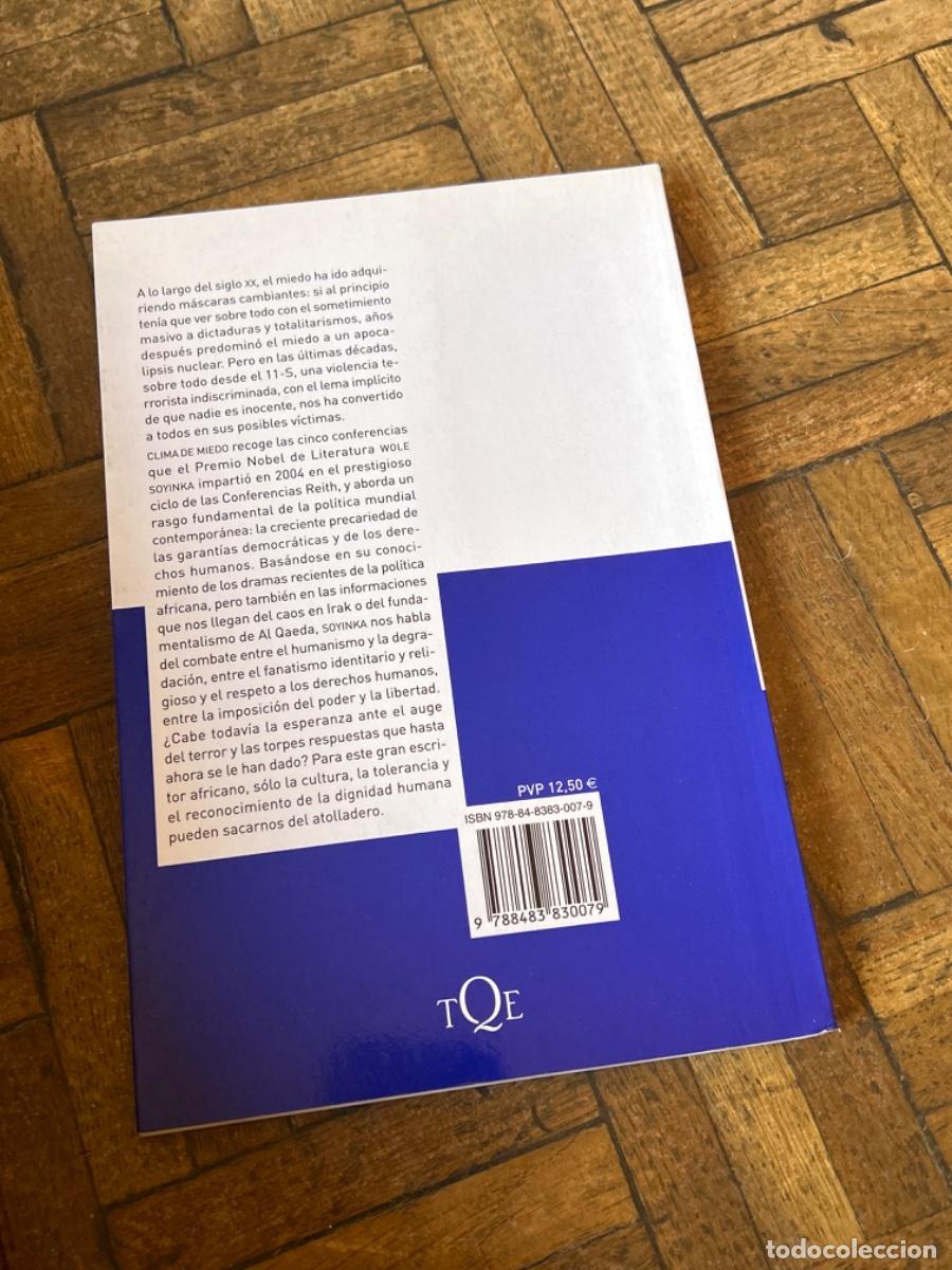 Libros de segunda mano: Clima de miedo - Wole Soyinka - Foto 4