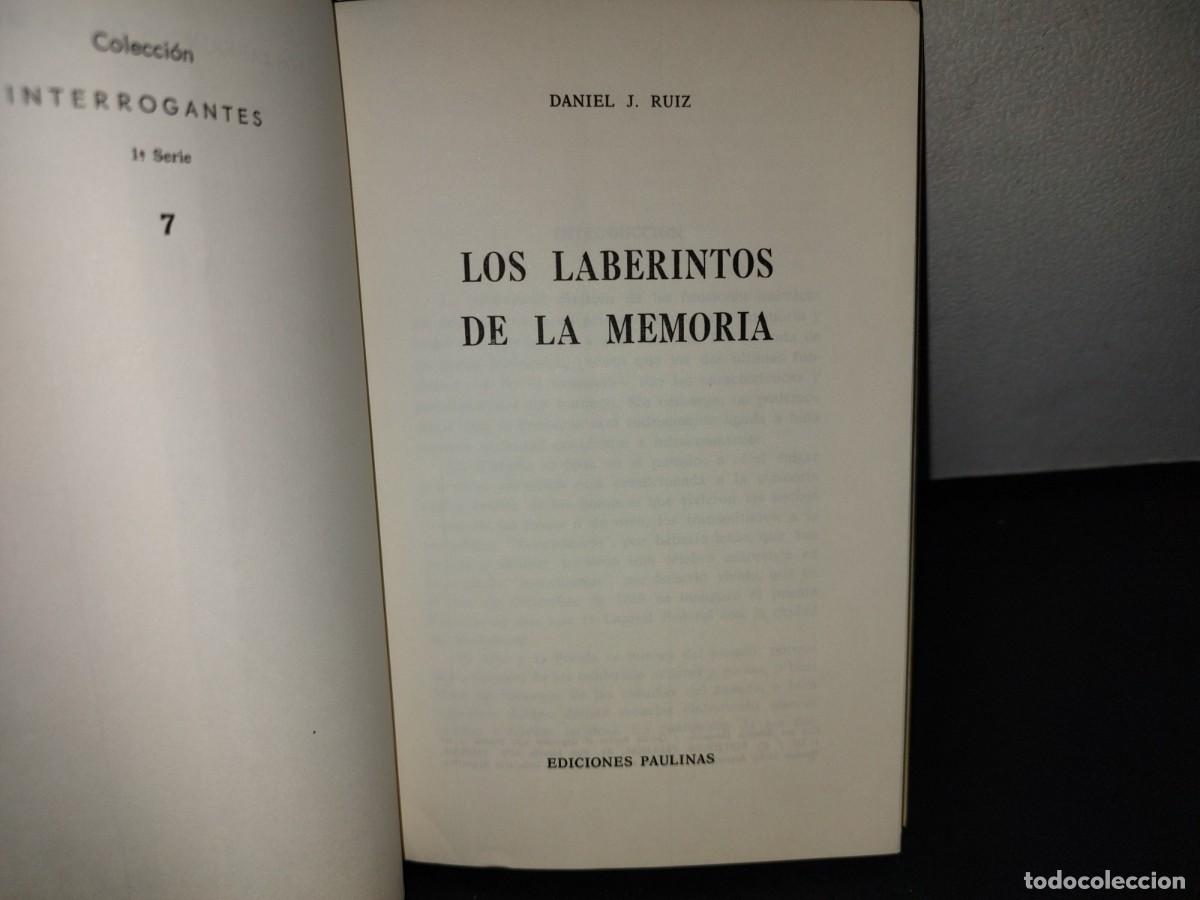 Libros de segunda mano: 167- LOS LABERINTOS DE LA MEMORIA - DANIEL J. RUIZ - Foto 3