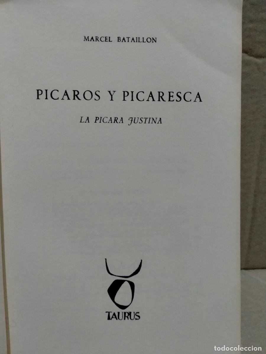 Libros de segunda mano: MARCEL BATAILLON. P&Iacute;CAROS Y PICARESCA .TAURUS - Foto 2