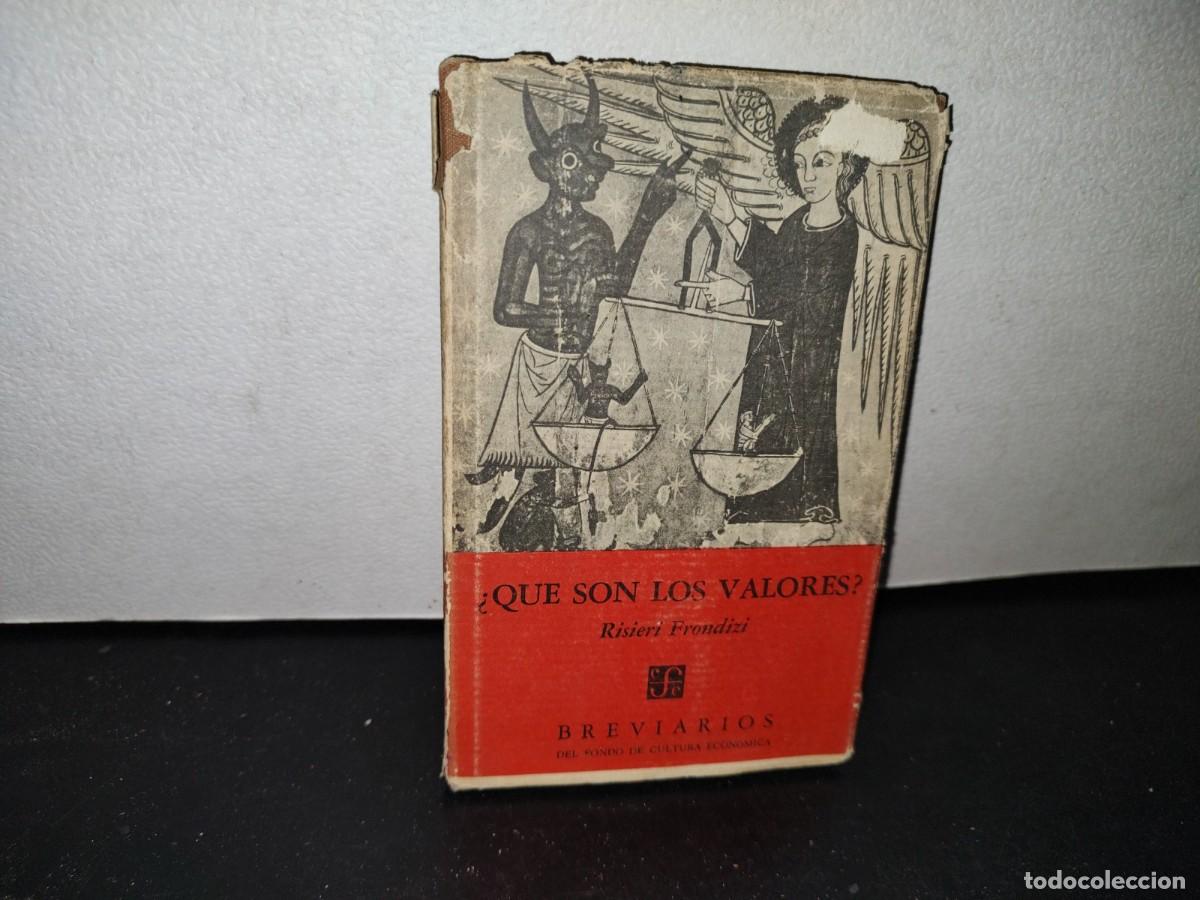 Libros de segunda mano: 65- &iquest;QU&Eacute; SON LOS VALORES? INTRODUCCI&Oacute;N A LA AXIOLOG&Iacute;A - RISIERI FRONDIZI - Foto 1