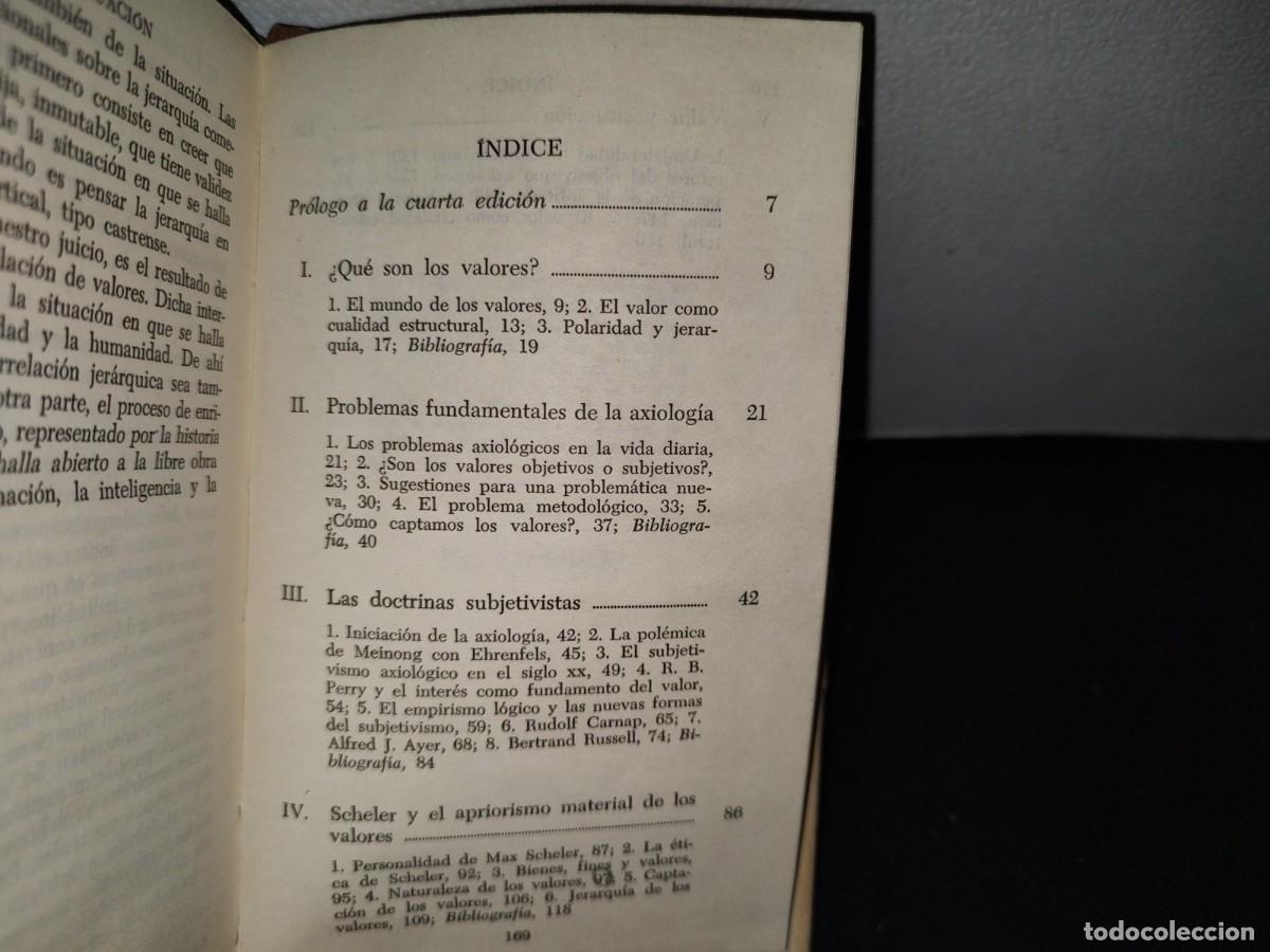 Libros de segunda mano: 65- &iquest;QU&Eacute; SON LOS VALORES? INTRODUCCI&Oacute;N A LA AXIOLOG&Iacute;A - RISIERI FRONDIZI - Foto 5