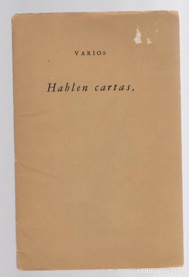 Libros de segunda mano: HABLEN CARTAS. VARIOS. MEXICO 1971 - Foto 1