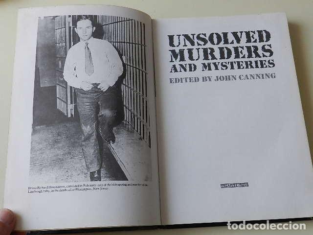 Libros de segunda mano: Unsolved murders & mysteries Edited by John Canning EN INGL&Eacute;S - Foto 6