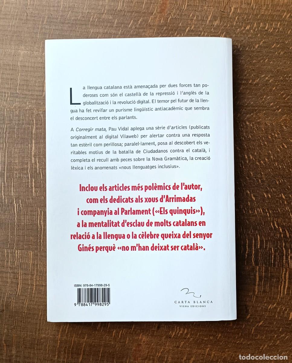 Libros de segunda mano: CORREGIR MATA - PAU VIDAL - Foto 2