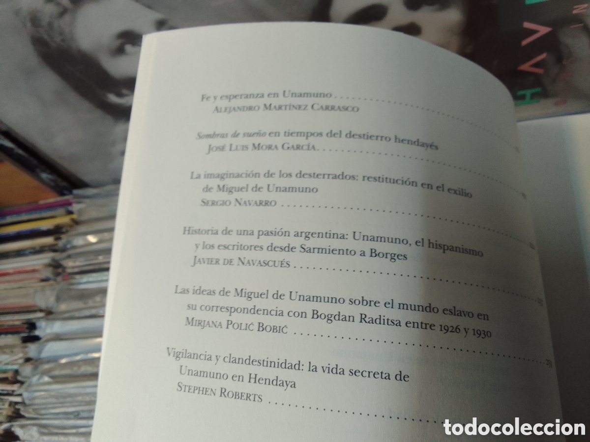 Libros de segunda mano: Unamuno en hendaya Gabriel Insausti - Foto 3