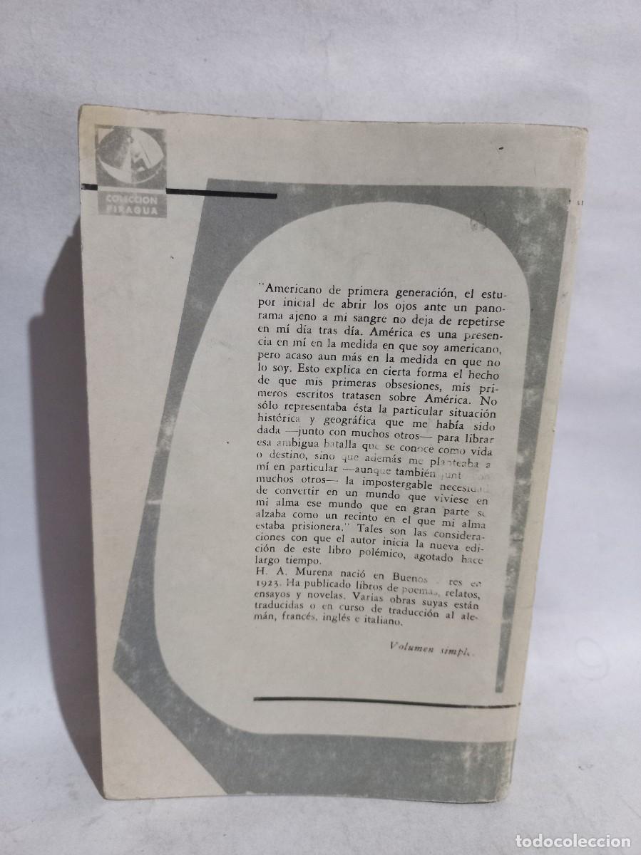 Libros de segunda mano: H. A. Murena - El Pecado Original de Am&eacute;rica - 1965 - Foto 4