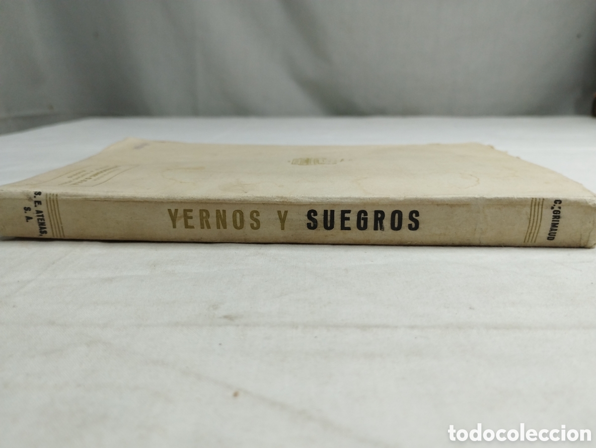 Libros de segunda mano: Yernos y suegros. C. Grimaud, 1951 KKB - Foto 2