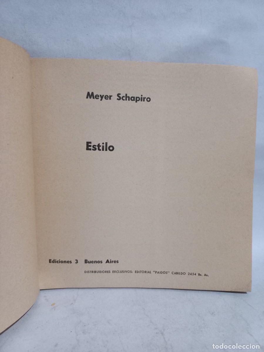 Libros de segunda mano: Meyer Schapiro - Estilo - 1962 - Foto 2