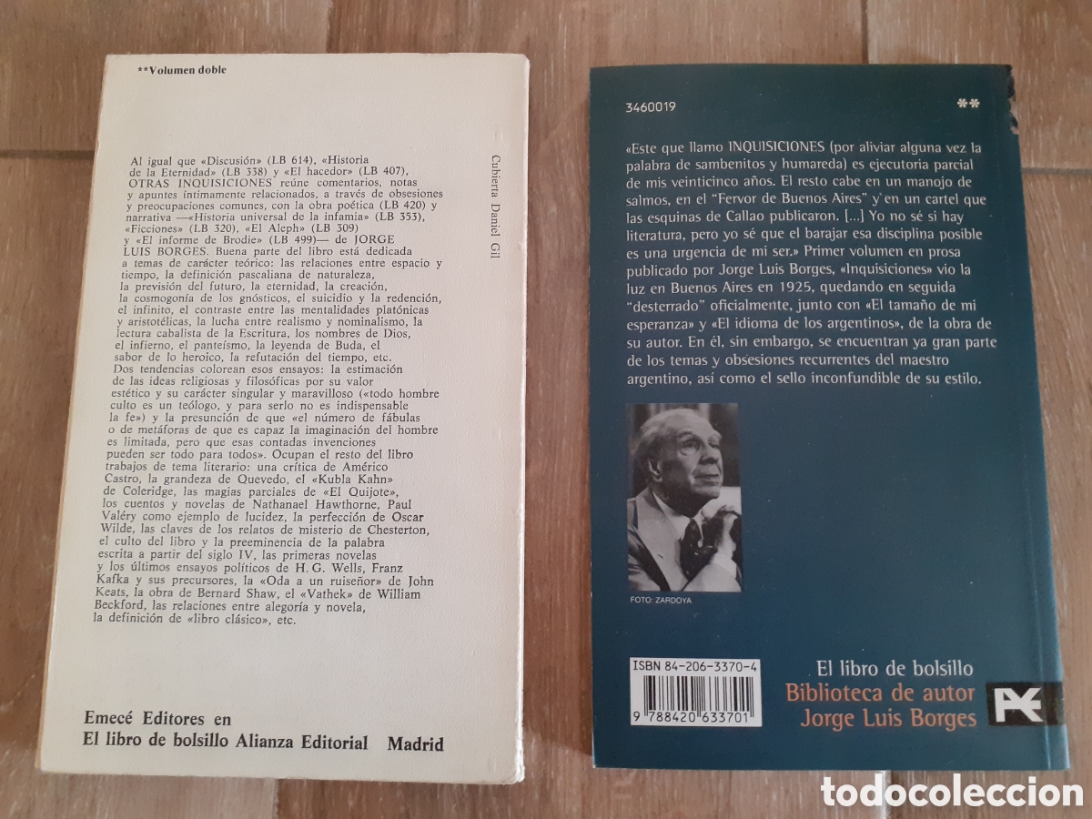 Libros de segunda mano: Jorge Luis Borges Inquisiciones + otras inquisiciones, lote - Foto 2