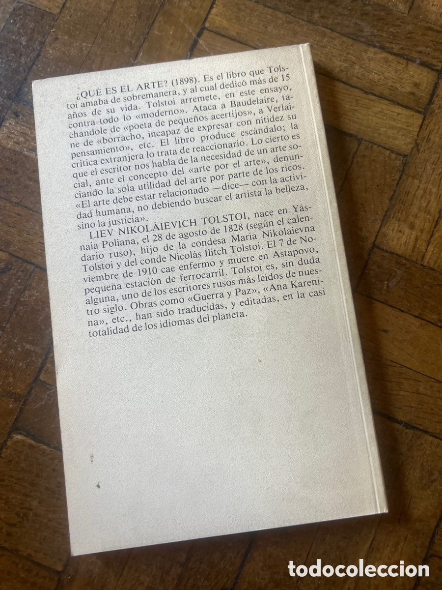 Libros de segunda mano: &iquest;Qu&eacute; es el arte? - Leon Tolstoi - Ediciones Mascar&oacute;n (1982) - Foto 5