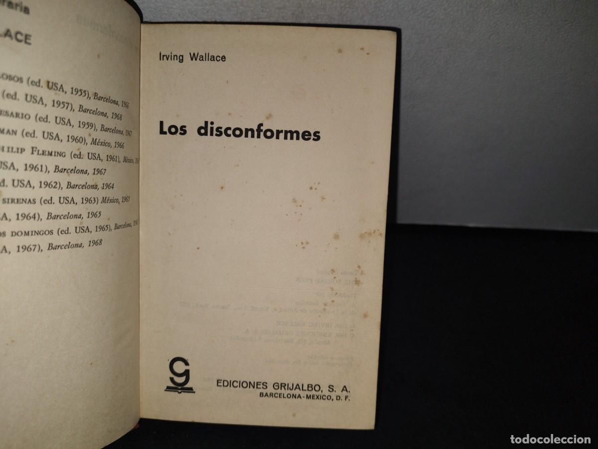Libros de segunda mano: 165- LOS DISCONFORMES. IRVING WALLACE - PRIMERA EDICI&Oacute;N 1968 - Foto 3