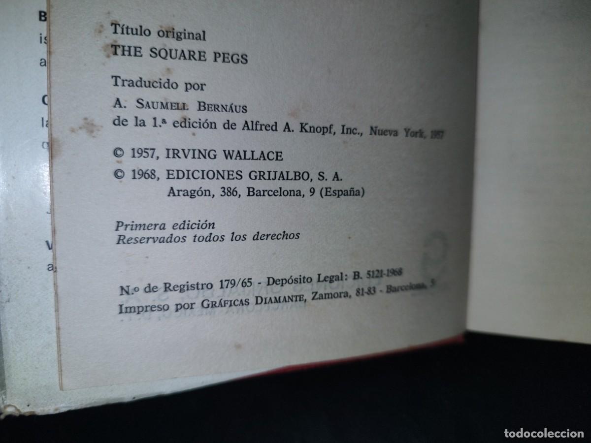 Libros de segunda mano: 165- LOS DISCONFORMES. IRVING WALLACE - PRIMERA EDICI&Oacute;N 1968 - Foto 4