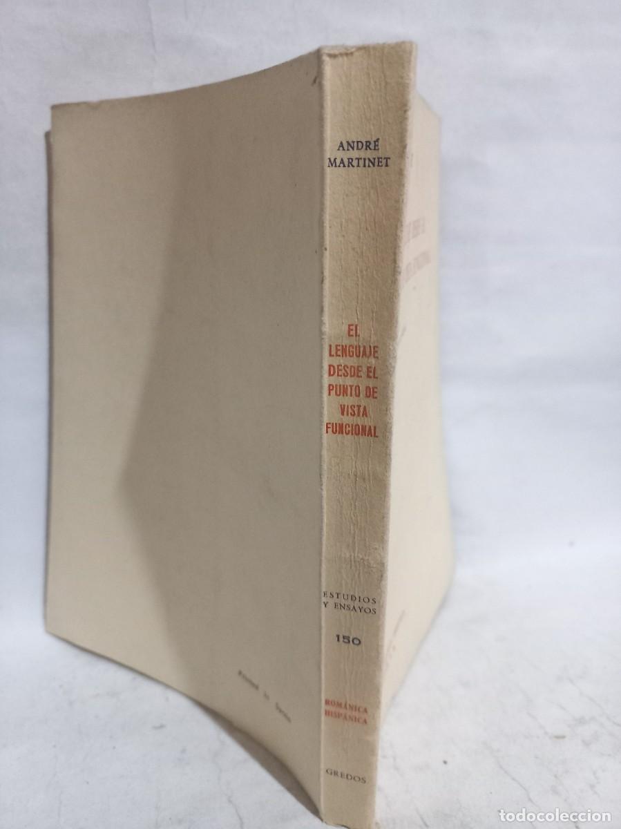 Libros de segunda mano: Andr&eacute; Martinet - El Lenguaje desde el Punto de Vista Funcional - 1971 - Foto 2