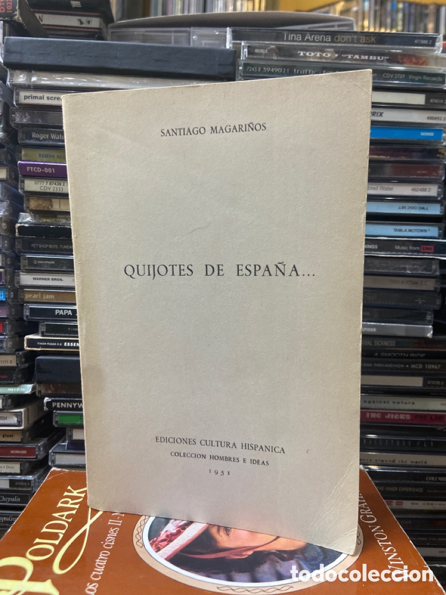 Libros de segunda mano: Santiago magari&ntilde;os quijotes de espa&ntilde;a firmado por el