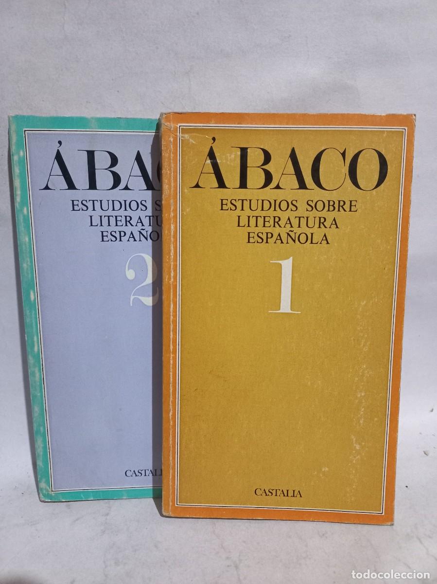 Gebrauchte B&uuml;cher: &Aacute;baco, Estudios sobre Literatura Espa&ntilde;ola Tomo I y II - Primera edici&oacute;n - 1969