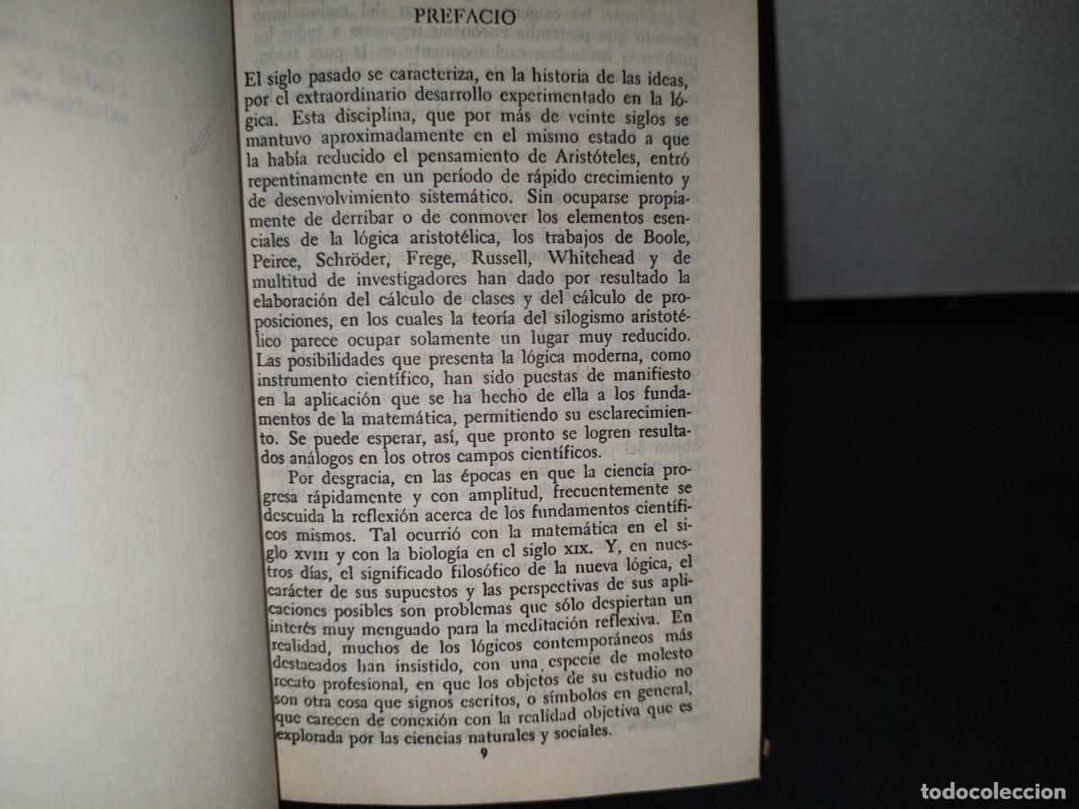 Libros de segunda mano: 33- INTRODUCCI&Oacute;N A LA L&Oacute;GICA - MORRIS R. COHEN - Foto 6