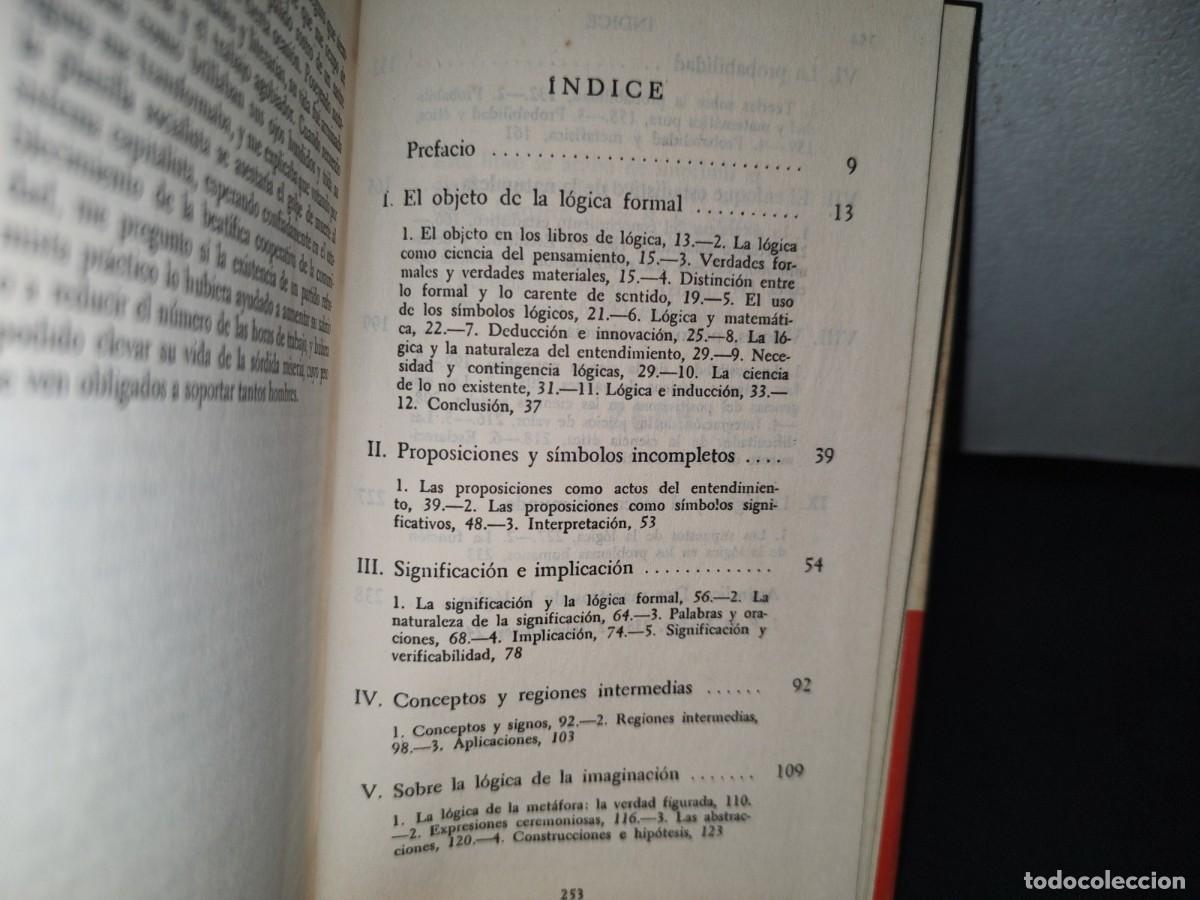 Libros de segunda mano: 33- INTRODUCCI&Oacute;N A LA L&Oacute;GICA - MORRIS R. COHEN - Foto 7