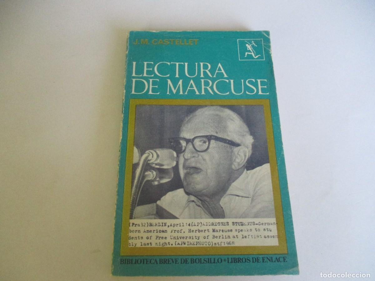 Libros de segunda mano: J.M. CASTELLET Lectura de Marcuse W21471 - Foto 1
