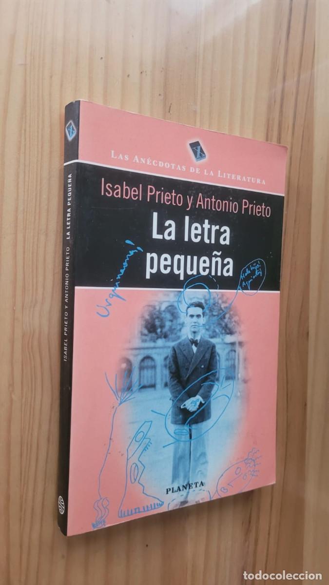Libros de segunda mano: LA LETRA PEQUE&Ntilde;A - ANTONIO PRIETO, ISABEL PRIETO - Foto 1