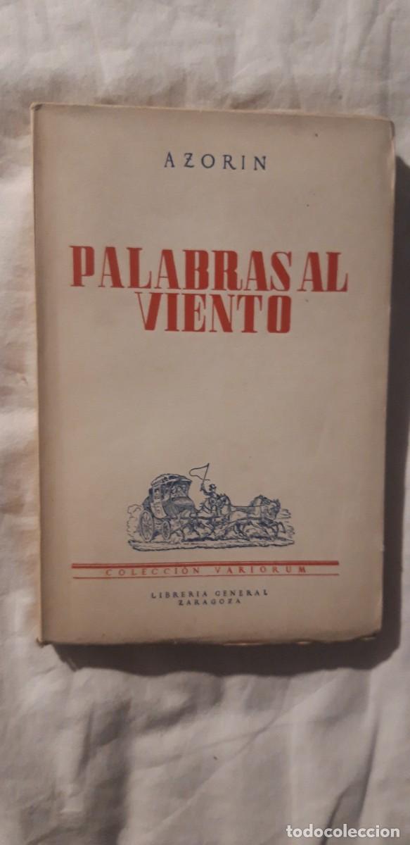 Libros de segunda mano: Palabras al Viento, Azorin - Foto 1