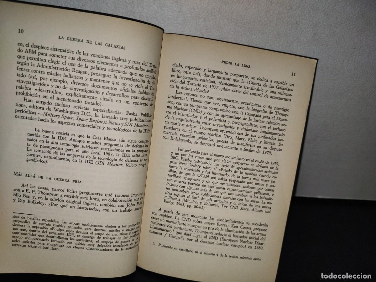 Libros de segunda mano: 176- LA GUERRA DE LAS GALAXIAS - E. P. THOMPSON - 1986 - Foto 7