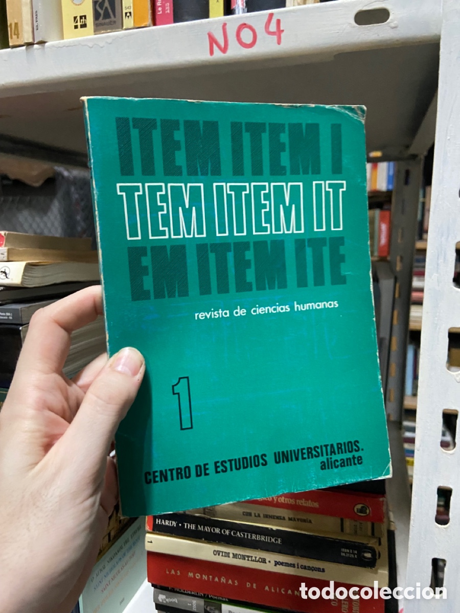 Second hand books: Blas36B reviste de ciencias humanas, CENTRO DE ESTUDIOS UNIVERSITARIOS. alicante item item it 1