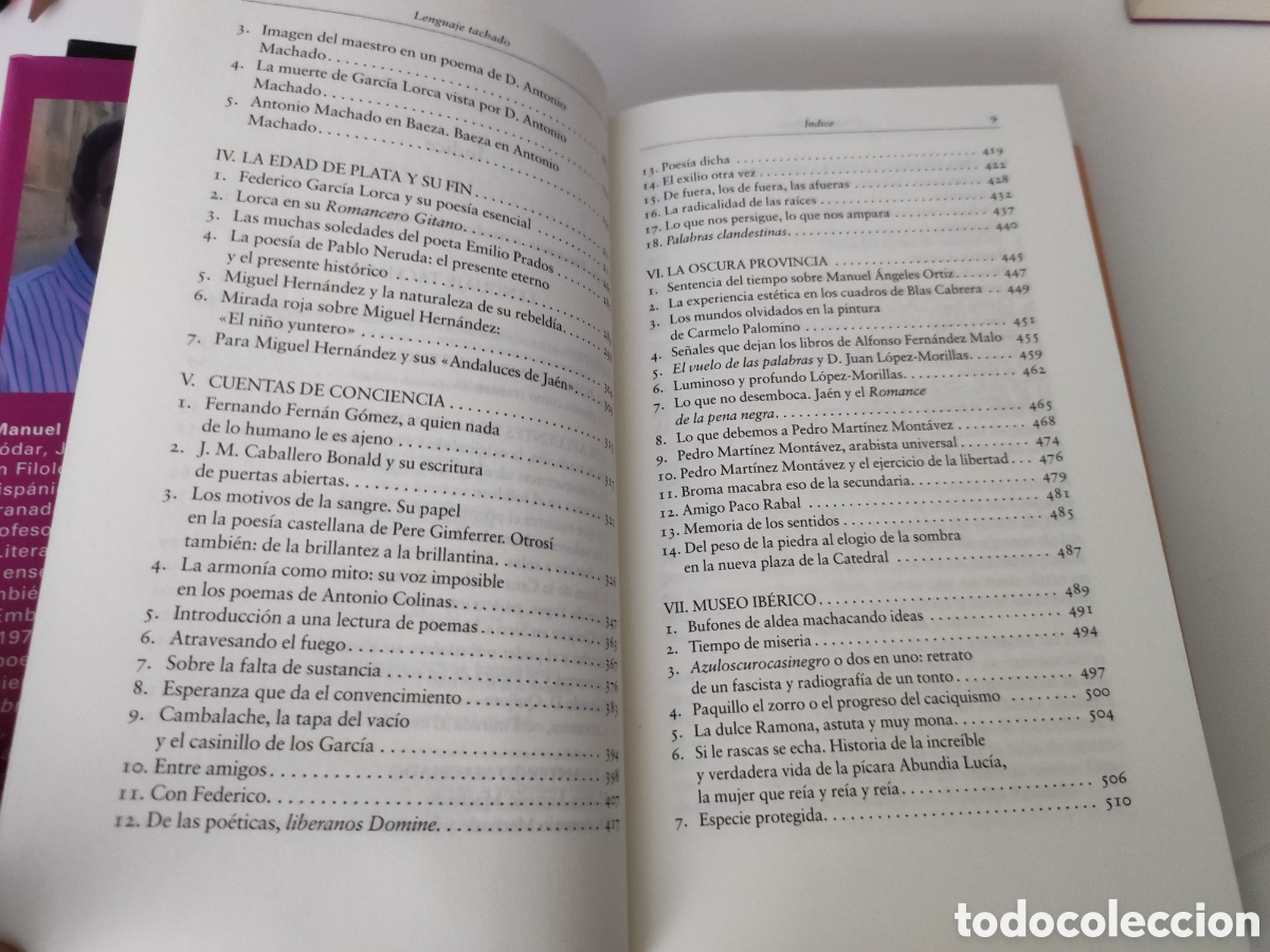 Libros de segunda mano: LENGUAJE TACHADO - M Ruiz Amezcua - Foto 4