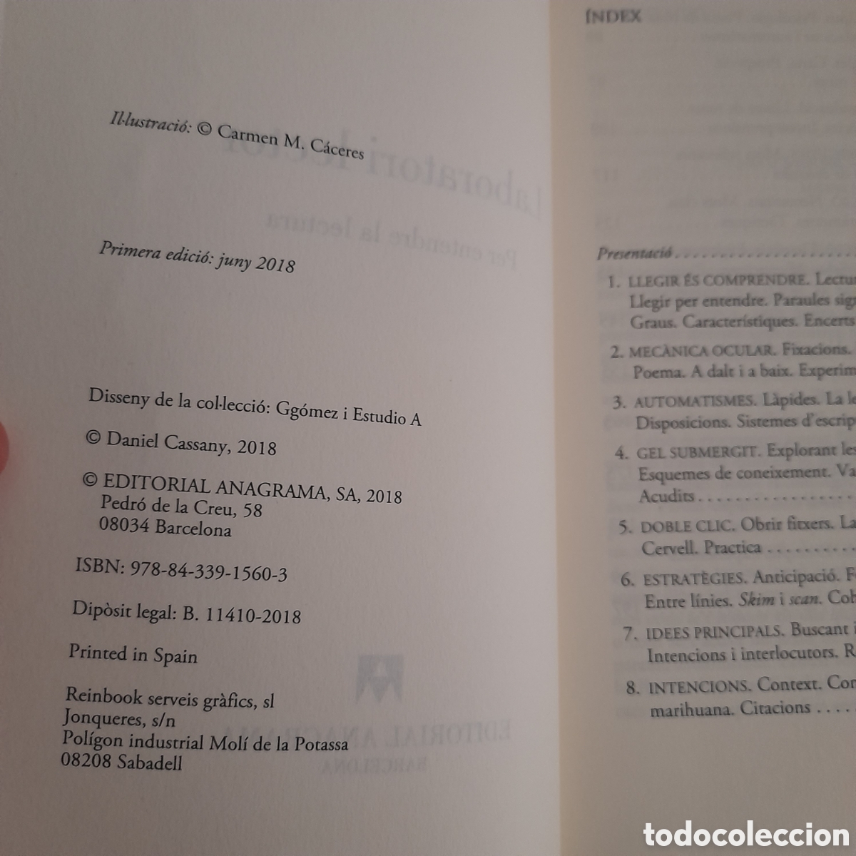Libros de segunda mano: Laboratori lector: Per entendre la lectura. Daniel Cassany. 1&ordf; edici&oacute;. - Foto 3