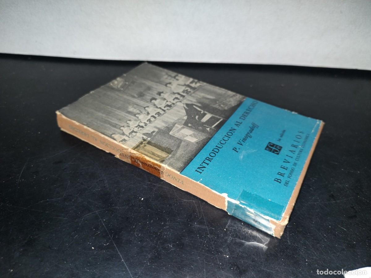 Libros de segunda mano: 75- INTRODUCCI&Oacute;N AL DERECHO - SIR PAUL VINOGRADOFF - Foto 3