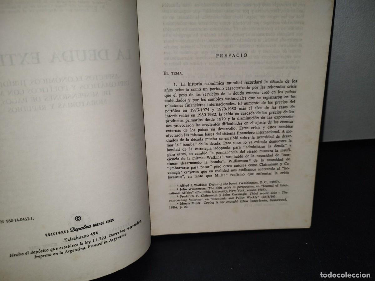 Libros de segunda mano: 75- LA DEUDA EXTERNA - EDUARDO A. ZALDUENDO - Foto 4