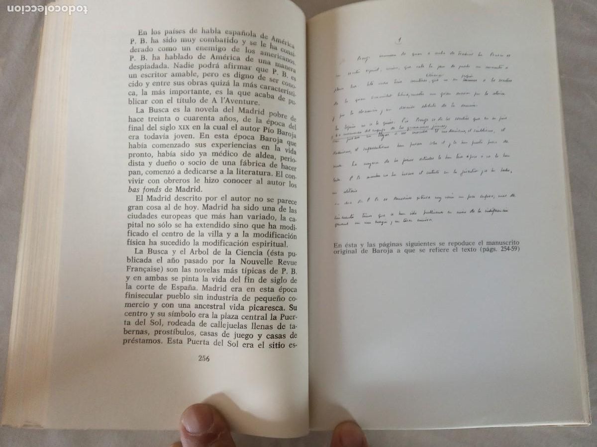 Libros de segunda mano: BAROJA Y FRANCIA .- JOSE CORRALES EGEA. - Foto 4