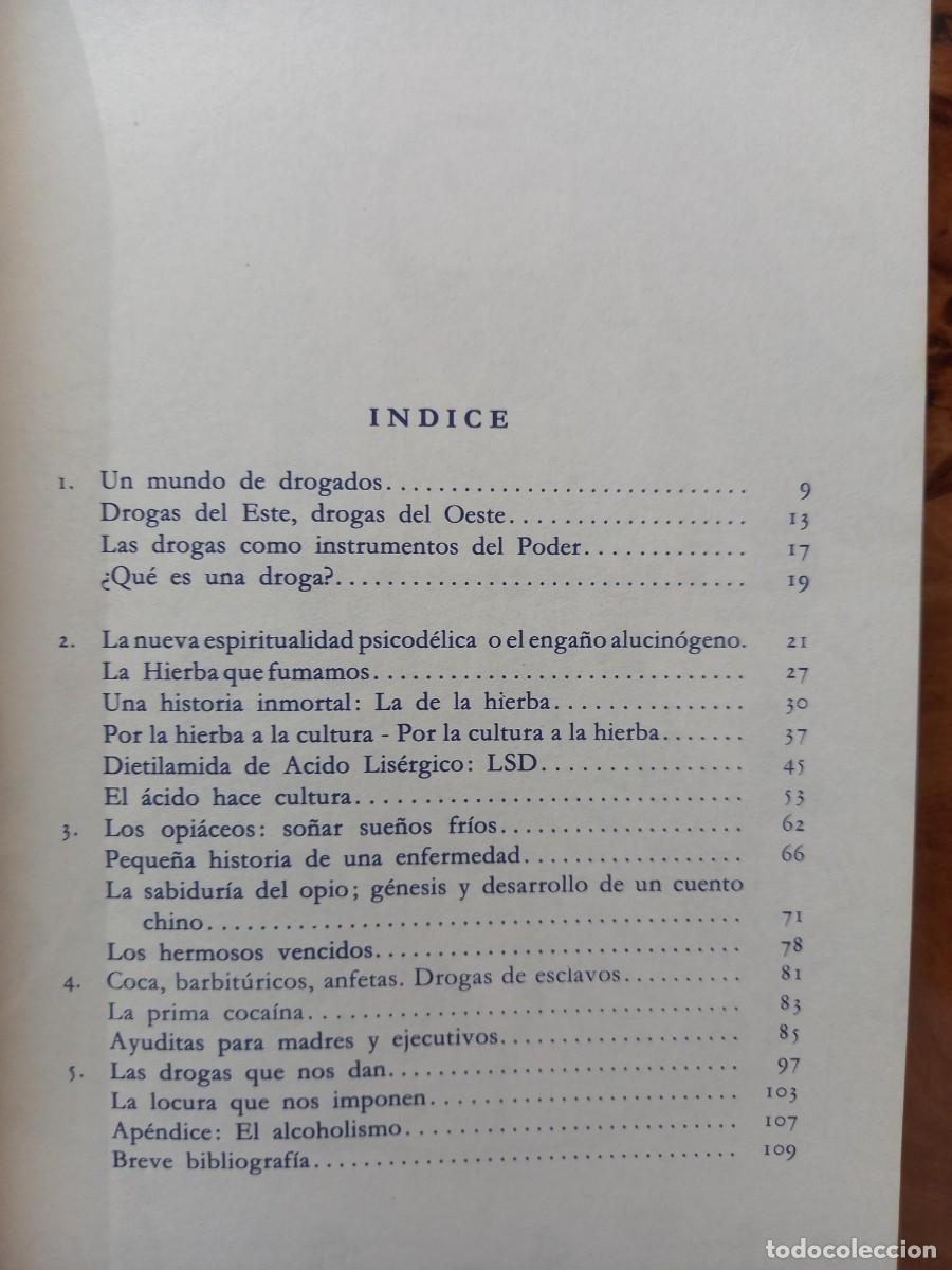 Libros de segunda mano: DE QU&Eacute; VAN LAS DROGAS - EDUARDO HARO IBARS - LAS EDICIONES DE LA PIQUETA - 1979 - Foto 5