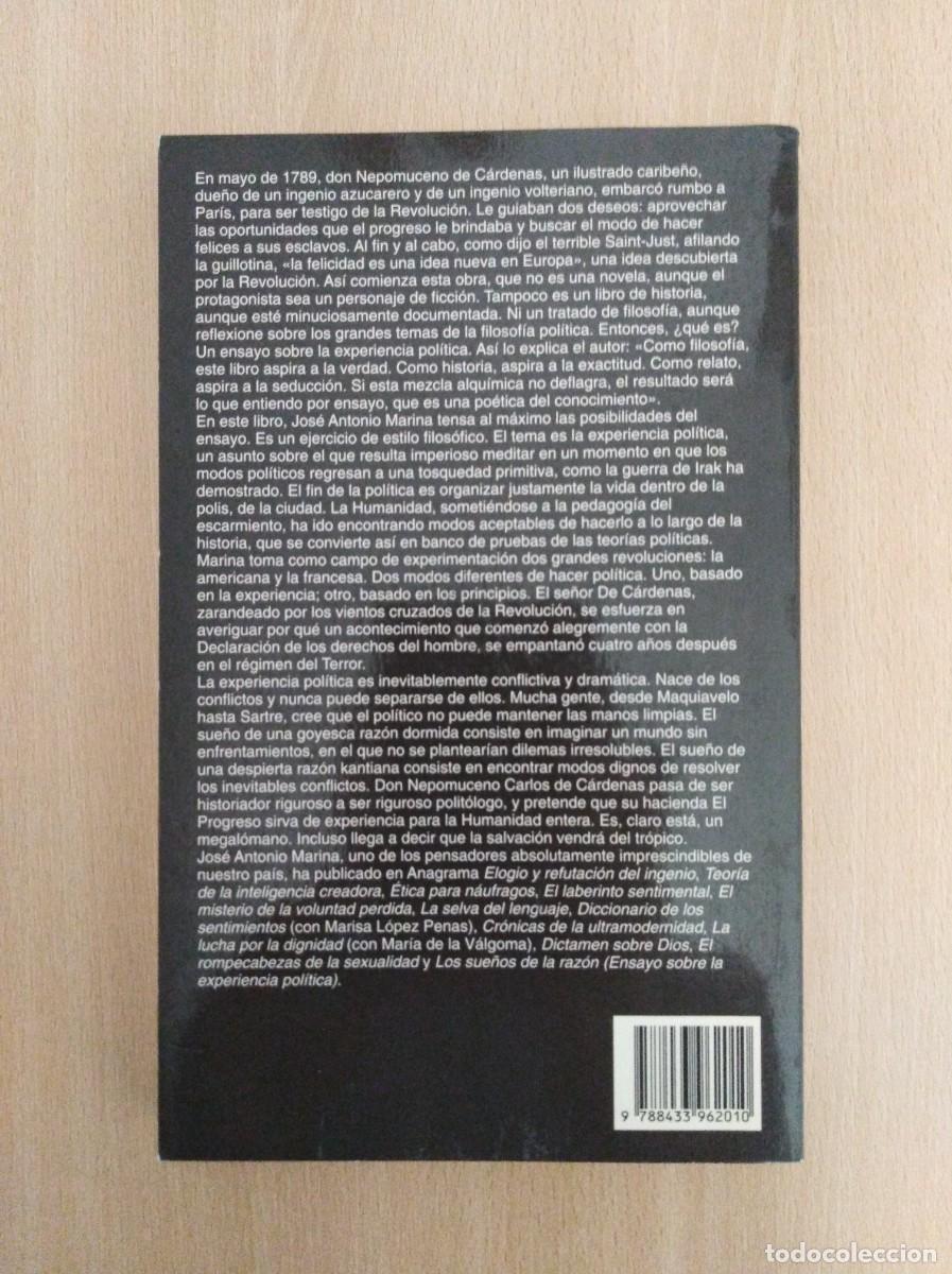 Libros de segunda mano: LOS SUE&Ntilde;OS DE LA RAZ&Oacute;N. Jos&eacute; Antonio Marina - Foto 2