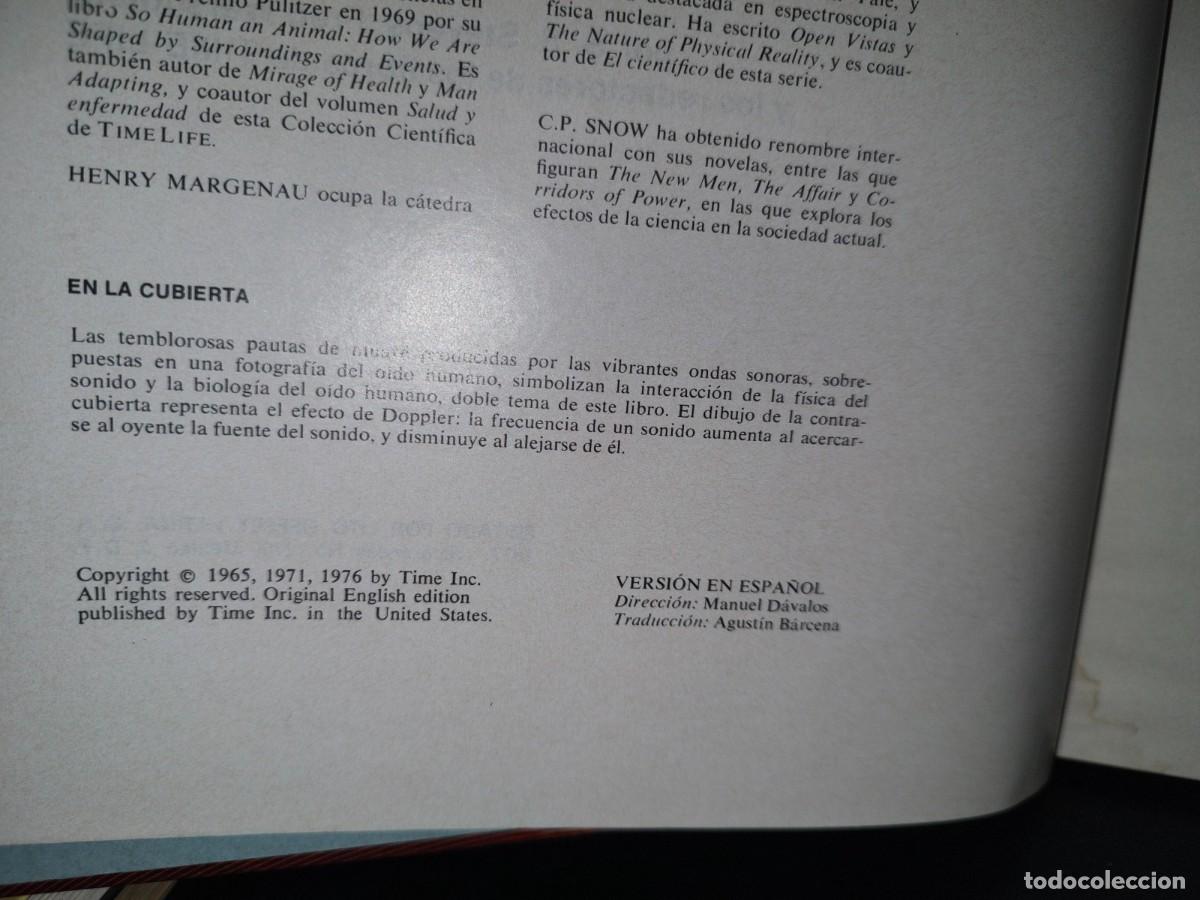 Libros de segunda mano: 183- SONIDO Y AUDICI&Oacute;N. COLECCI&Oacute;N CIENT&Iacute;FICA TIME LIFE - 1977 - Foto 4