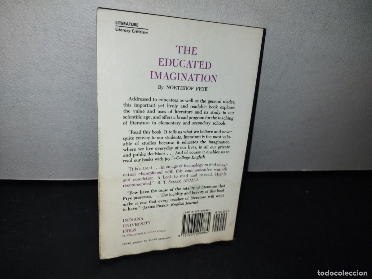 Libros de segunda mano: 183- THE EDUCATED IMAGINATION - NORTHROP FRYE - 1984 - Foto 3