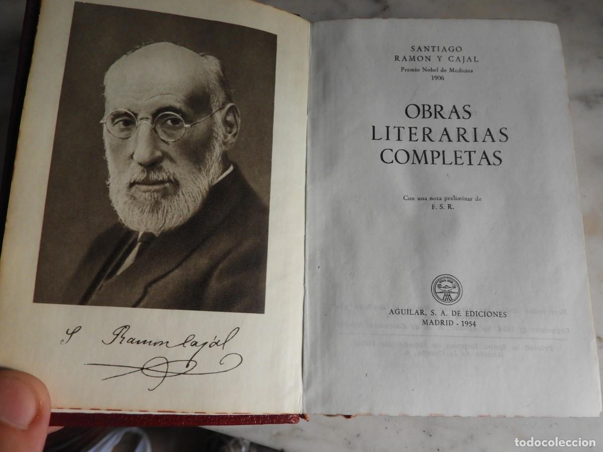 Libros de segunda mano: LIBRO RAMON Y CAJAL OBRAS COMPLETAS EDIT. AGUILAR 1954 - Foto 3