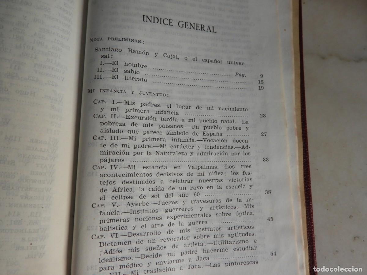 Libros de segunda mano: LIBRO RAMON Y CAJAL OBRAS COMPLETAS EDIT. AGUILAR 1954 - Foto 6