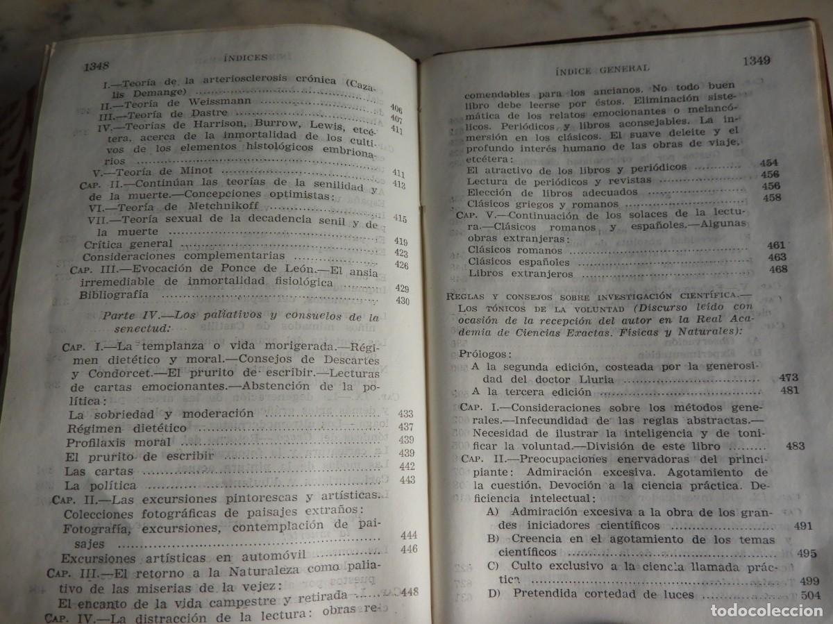 Libros de segunda mano: LIBRO RAMON Y CAJAL OBRAS COMPLETAS EDIT. AGUILAR 1954 - Foto 9