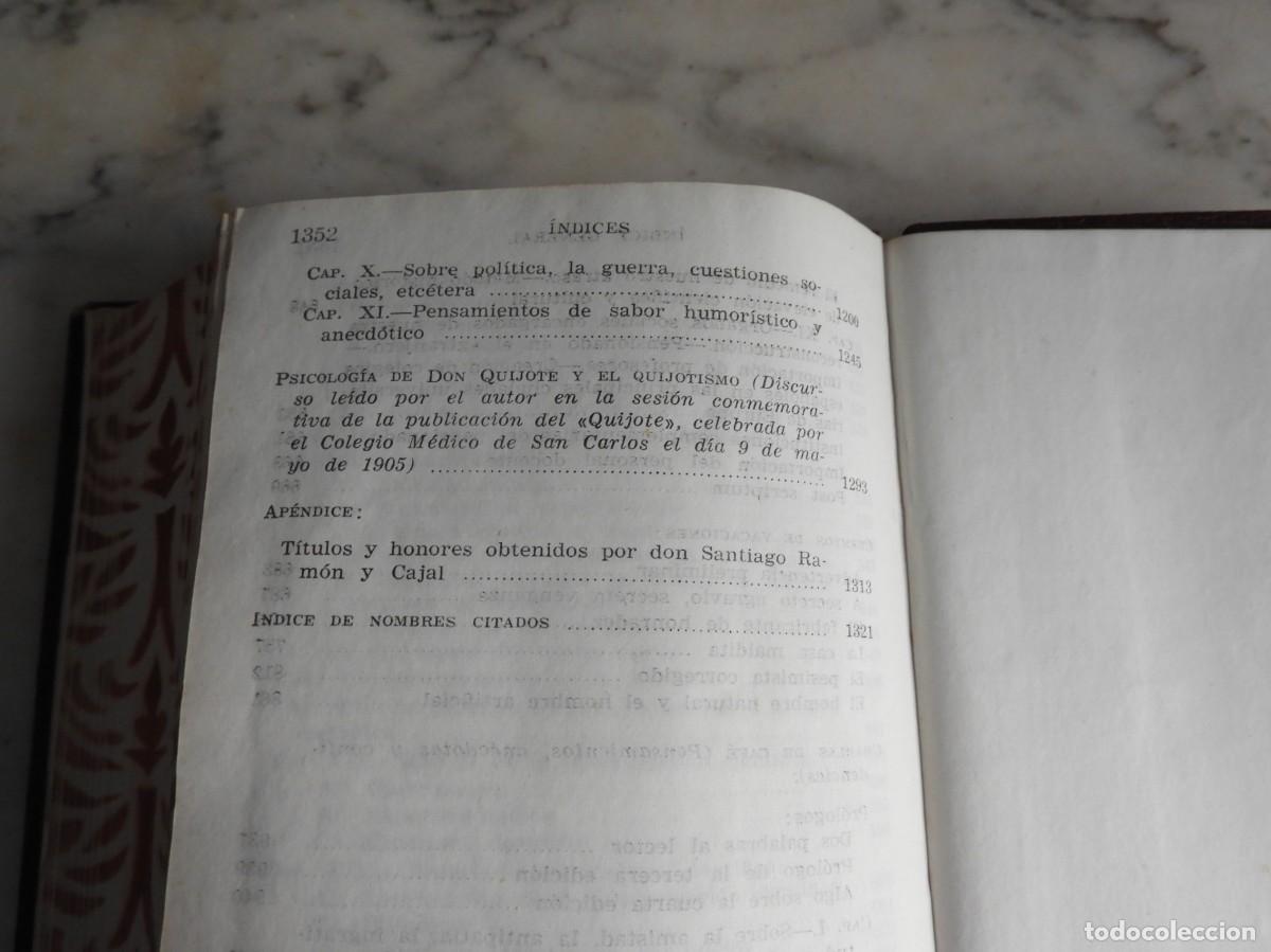 Libros de segunda mano: LIBRO RAMON Y CAJAL OBRAS COMPLETAS EDIT. AGUILAR 1954 - Foto 11
