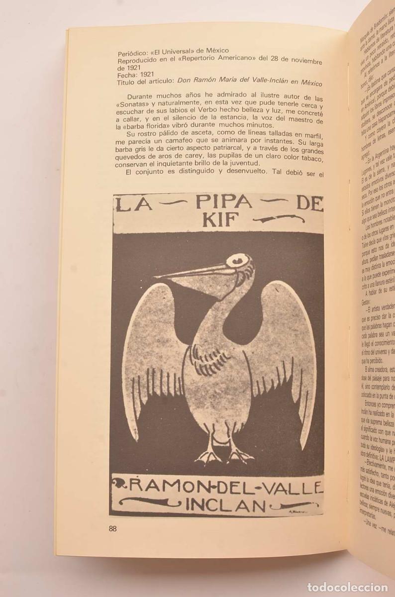 Libros de segunda mano: Valle Incl&aacute;n. Cronolog&iacute;a y documentos - HORMIG&Oacute;N, Juan Antonio - Foto 6