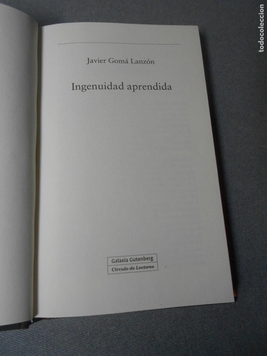 Libros de segunda mano: INGENUIDAD APRENDIDA - Foto 3