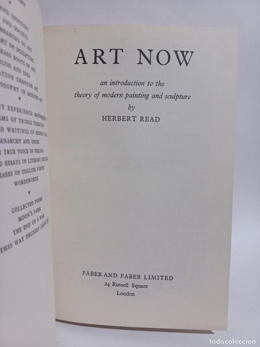 Libros de segunda mano: Herbert Read - Art Now - 1960 - Foto 2