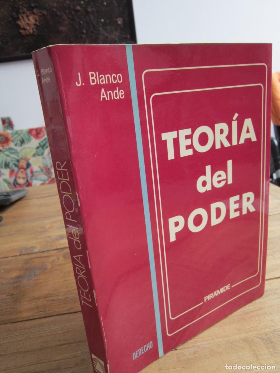 Libros de segunda mano: TEORIA DEL PODER. JOAQU&Iacute;N BLANCO ANDE. Editorial Pir&aacute;mide 1977. Dedicatoria aut&oacute;grafa del autor - Foto 1