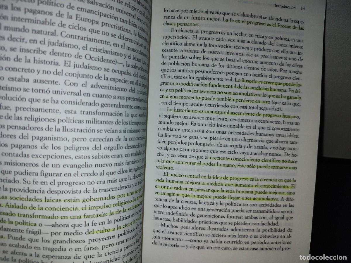 Libros de segunda mano: 187- CONTRA EL PROGRESO Y OTRAS ILUSIONES - JOHN GRAY - Foto 8