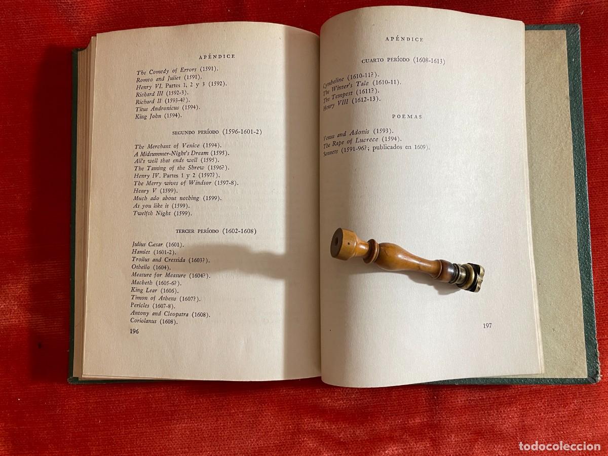 Libros de segunda mano: BENEDETTO CROCE. SHAKESPEARE. EDICIONES IM&Aacute;N, 1944 - Foto 6