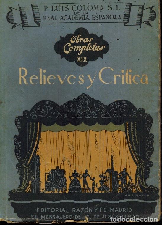 Libros de segunda mano: RELIEVES Y CR&Iacute;TICA - Foto 1