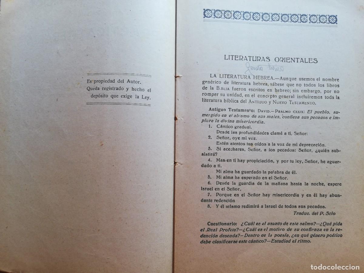Libros de segunda mano: Libro &rdquo;Textos y Ejercicios para la Pr&aacute;ctica Literaria&rdquo;. Sobrecubierta de la antigua librer&iacute;a Ortega. - Foto 4
